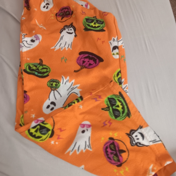 Girls Size 5/6, Halloween Themed Orange Pajama Bottom - Picture 1 of 3